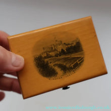 Load image into Gallery viewer, Antique 19th Century MAUCHLINE Ware Box. View of Windsor Castle on the Lid
