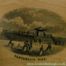 Load image into Gallery viewer, Antique 19th Century MAUCHLINE Ware Box with a View of Portobello Pier
