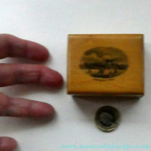 Load image into Gallery viewer, Antique 19th Century MAUCHLINE Ware Box with a View of Portobello Pier
