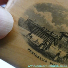 Load image into Gallery viewer, Antique 19th Century MAUCHLINE Ware Box with a View of Portobello Pier
