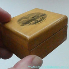 Load image into Gallery viewer, Antique 19th Century MAUCHLINE Ware Box with a View of Portobello Pier
