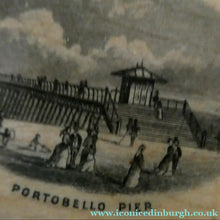 Load image into Gallery viewer, Antique 19th Century MAUCHLINE Ware Box with a View of Portobello Pier
