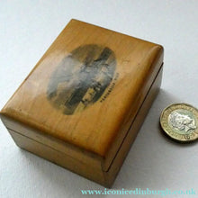 Load image into Gallery viewer, Antique 19th Century MAUCHLINE Ware Box with a View of Portobello Pier
