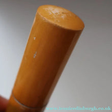 Load image into Gallery viewer, Antique 19th Century MAUCHLINE Ware Cylindrical NEEDLE CASE with image of the Scott Monument, Edinburgh
