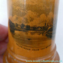 Load image into Gallery viewer, Antique 19th Century MAUCHLINE Ware Glass Tumbler Box. SCOTTISH BORDERS Interest. Coldstream from the Bridge
