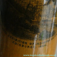 Load image into Gallery viewer, Antique 19th Century MAUCHLINE Ware Glass Tumbler Box. Scottish International Exhibition Edinburgh 188
