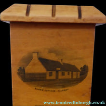 Load image into Gallery viewer, Antique Mauchline Money Box Bank. Robert Burns Cottage
