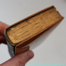 Load image into Gallery viewer, Antique 19th Century MAUCHLINE Ware New Testament Book with Image of Edinburgh Castle and Gardens. FREE POSTAGE

