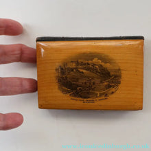 Load image into Gallery viewer, Antique 19th Century MAUCHLINE Ware New Testament Book with Image of Edinburgh Castle and Gardens. FREE POSTAGE
