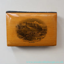 Load image into Gallery viewer, Antique 19th Century MAUCHLINE Ware New Testament Book with Image of Edinburgh Castle and Gardens. FREE POSTAGE
