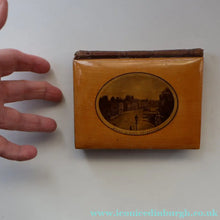 Load image into Gallery viewer, Antique 19th Century MAUCHLINE Ware Photograph Album with Image on cover of Broad Street Peterhead - Vintage Book
