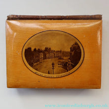 Load image into Gallery viewer, Antique 19th Century MAUCHLINE Ware Photograph Album with Image on cover of Broad Street, Peterhead
