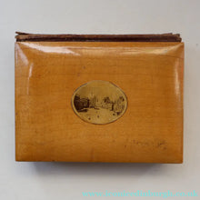 Load image into Gallery viewer, Antique 19th Century MAUCHLINE Ware Photograph Album with Image on cover of Broad Street, Peterhead
