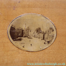 Load image into Gallery viewer, Antique 19th Century MAUCHLINE Ware Photograph Album with Image on cover of Broad Street, Peterhead
