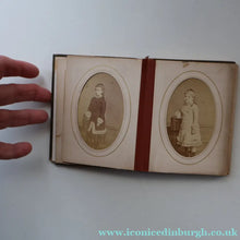 Load image into Gallery viewer, Antique 19th Century MAUCHLINE Ware Photo Album with Image on cover of St Martin's Church (Old Herne Church), Kent
