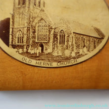 Load image into Gallery viewer, Antique 19th Century MAUCHLINE Ware Photo Album with Image on cover of St Martin's Church (Old Herne Church), Kent
