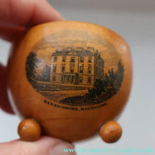 Load image into Gallery viewer, Antique 19th Century MAUCHLINE Ware Rare Pin Cushion (with applied feet)
