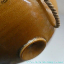 Load image into Gallery viewer, Antique 19th Century MAUCHLINE Ware String Box or Ball. View of Peebles, High Street

