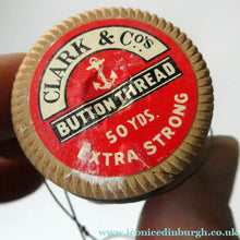 Load image into Gallery viewer, Antique 19th Century MAUCHLINE Ware Thread Box. SCOTTISH BORDERS Interest. Jedburgh Abbey
