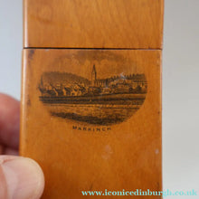 Load image into Gallery viewer, Antique 19th Century MAUCHLINE Wooden Vesta Box in the Shape of a Book. FREE POSTAGE
