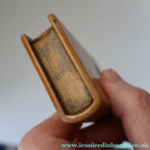 Load image into Gallery viewer, Antique 19th Century MAUCHLINE Wooden Vesta Box in the Shape of a Book. FREE POSTAGE
