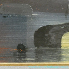Load image into Gallery viewer, Antique Neapolitan School Gouache Painting by M Gianni. Bay of Naples with Erupting Vesuvius
