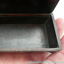 Load image into Gallery viewer, Early 19th Century Antique Snuff Box with Painted Lid Showing a Lady in Fancy Costume
