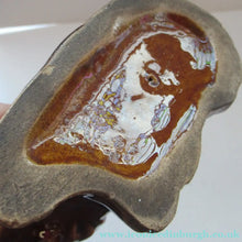 Load image into Gallery viewer, SINGLE: ANTIQUE 19th Century Miniature Treacle Glaze Staffordshire Dog
