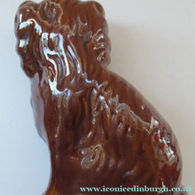Load image into Gallery viewer, SINGLE: ANTIQUE 19th Century Miniature Treacle Glaze Staffordshire Dog
