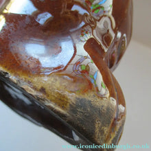 Load image into Gallery viewer, SINGLE: ANTIQUE 19th Century Miniature Treacle Glaze Staffordshire Dog
