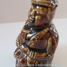 Load image into Gallery viewer, Antique 19th Century Treacle Glazed SCOTTISH POTTERY Money Box or Bank in the Form of a Seated Gentleman - British
