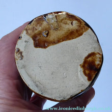 Load image into Gallery viewer, Antique 19th Century Treacle Glazed SCOTTISH POTTERY Money Box or Bank in the Form of a Seated Gentleman - British
