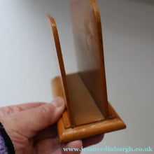 Load image into Gallery viewer, Antique 19th Century Victorian MAUCHLINE Large Table Standing Letter Rack. ROTHESAY FROM CHAPEL HILL
