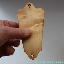 Load image into Gallery viewer, Antique 19th Century Victorian MAUCHLINE Ware Rare Wall Mounting Spill Holder. Kelso Bridge &amp; Abbey
