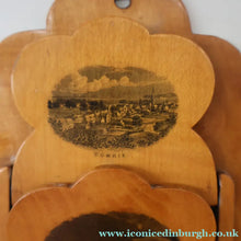 Load image into Gallery viewer, Antique 19th Century Victorian MAUCHLINE Ware Rarer Wall Mounting Letter Rack. Comrie and Strathearn Images
