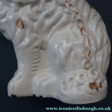 Load image into Gallery viewer, ANTIQUE Late 19th Century SMALLER SIZE White Staffordshire Dogs / Wally Dugs

