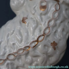Load image into Gallery viewer, ANTIQUE Late 19th Century SMALLER SIZE White Staffordshire Dogs / Wally Dugs
