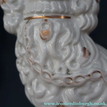 Load image into Gallery viewer, ANTIQUE Late 19th Century SMALLER SIZE White Staffordshire Dogs / Wally Dugs
