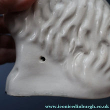 Load image into Gallery viewer, ANTIQUE Late 19th Century SMALLER SIZE White Staffordshire Dogs / Wally Dugs
