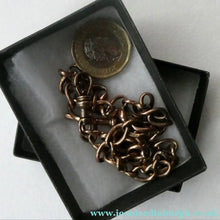 Load image into Gallery viewer, Antique 9CT Gold Double Albert Pocket Watch Chain. Length (clip end to clip end) 16 1/4 inches. Marked 9: 375

