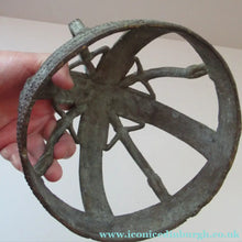 Load image into Gallery viewer, Antique African Dogon Mali Ceremonial Cast Brown Crown or Helmet
