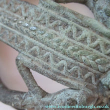 Load image into Gallery viewer, Antique African Dogon Mali Ceremonial Cast Brown Crown or Helmet
