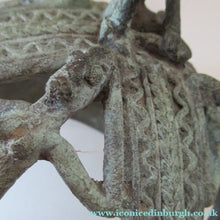 Load image into Gallery viewer, Antique African Dogon Mali Ceremonial Cast Brown Crown or Helmet
