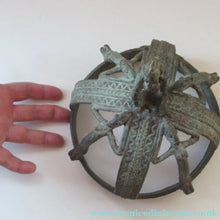 Load image into Gallery viewer, Antique African Dogon Mali Ceremonial Cast Brown Crown or Helmet
