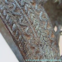 Load image into Gallery viewer, Antique African Dogon Mali Ceremonial Cast Brown Crown or Helmet
