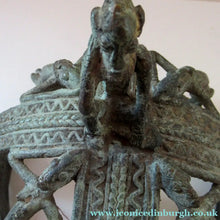 Load image into Gallery viewer, Antique African Dogon Mali Ceremonial Cast Brown Crown or Helmet
