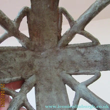 Load image into Gallery viewer, Antique African Dogon Mali Ceremonial Cast Brown Crown or Helmet
