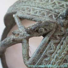 Load image into Gallery viewer, Antique African Dogon Mali Ceremonial Cast Brown Crown or Helmet
