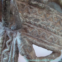 Load image into Gallery viewer, Antique African Dogon Mali Ceremonial Cast Brown Crown or Helmet
