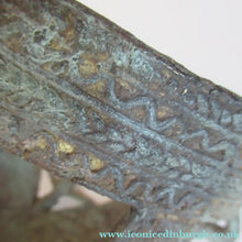 Load image into Gallery viewer, Antique African Dogon Mali Ceremonial Cast Brown Crown or Helmet
